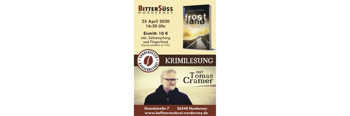 Krimi-Lesung in der Kaffeerösterei - 