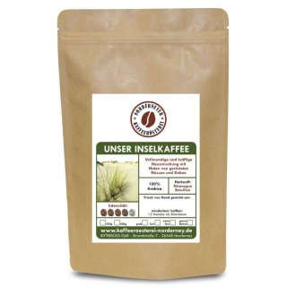 Röstkaffee-Mischung Unser Inselkaffee 500g fein gemahlen