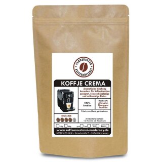 Röstkaffee-Mischung Koffje Crema