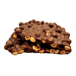Bruchschokolade Haselnuss Vollmilch 200g